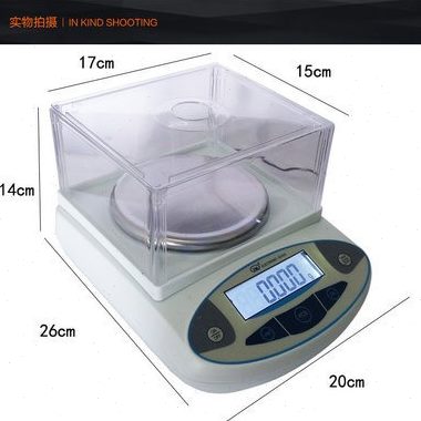 英文版纪铭-B1000g 600g2000g3000g5000g电子天平0.01g计数计重秤