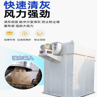 大灰粉尘收集过滤吸尘器 工业脉冲布袋除尘器 燃煤脉冲除尘器