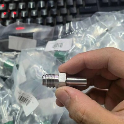 不锈钢316L高流量公头VCR哈姆雷特EP级一体1/4-3/8高流量焊管9.53