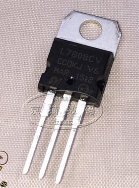 (10个)L7808CV TO-220 三端稳压管 稳压IC 全新