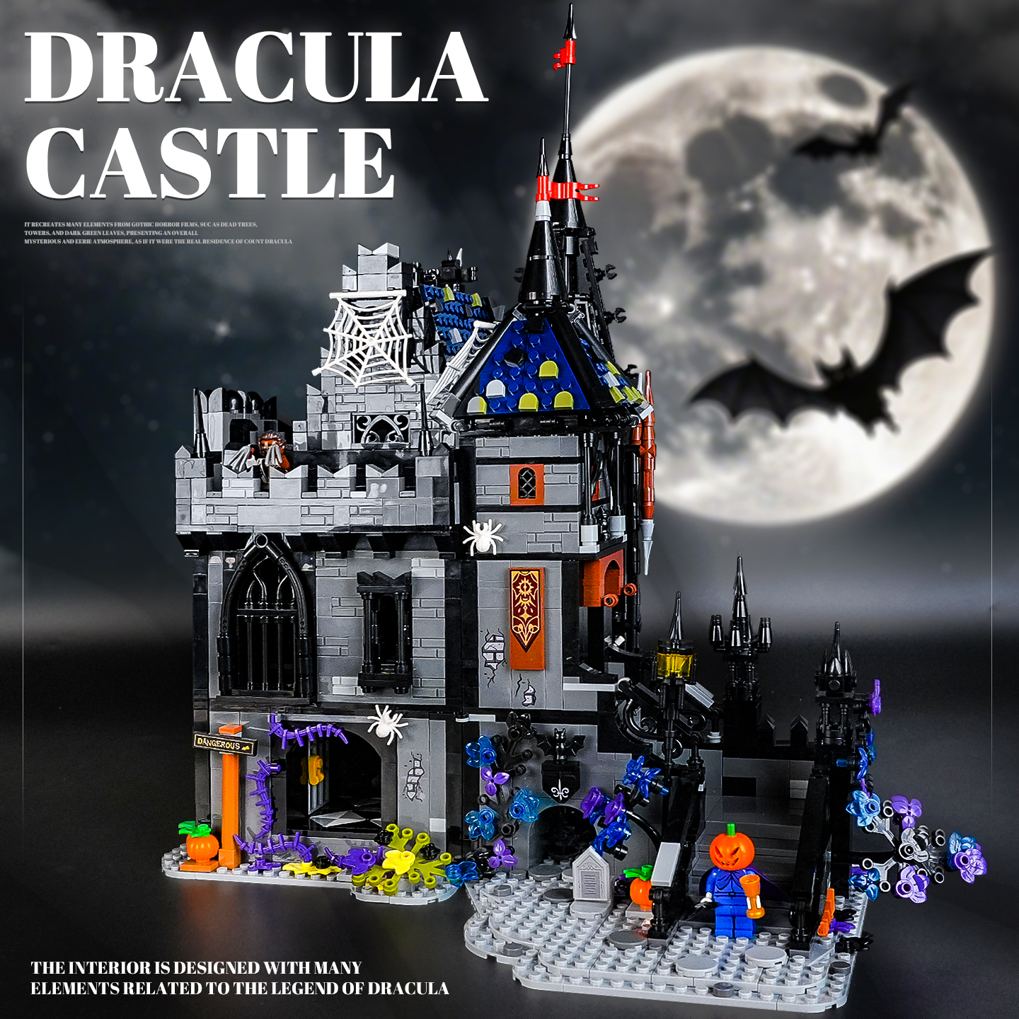 吸血鬼德古拉黑暗城堡积木