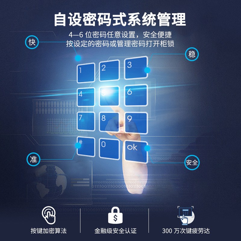 人脸识别超市存包柜指纹密码柜D酒店行李寄存柜电子存包柜