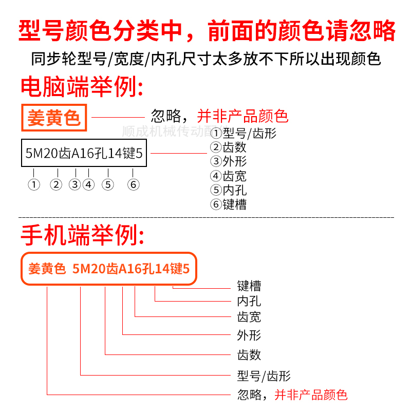 同步带轮5M30齿BF型m齿宽11/16传动轮内孔5 6 8 10 12 14 15同步