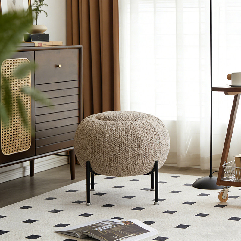 北欧风圆球椅绒毛沙发矮凳家用客厅休闲脚踏现代简约换鞋凳化妆凳,住宅家具,沙发凳/脚踏,淘宝优惠券,粉丝福利购,淘宝优惠卷