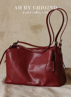 南风AH 高端系列牛皮托特包 真皮通勤包包女简约百搭大气斜挎包