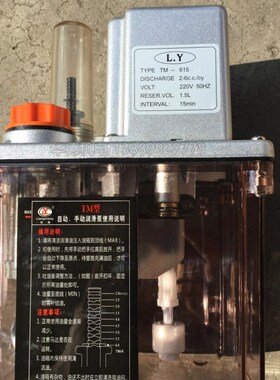 正品 亮胜 LY 电动润滑泵 TM615 TM630 自动间歇泵间歇泵 220 110