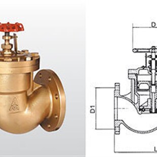 专卖店 2寸 正品 埃美柯361黄铜工程耐高温法兰平衡截止阀DN50