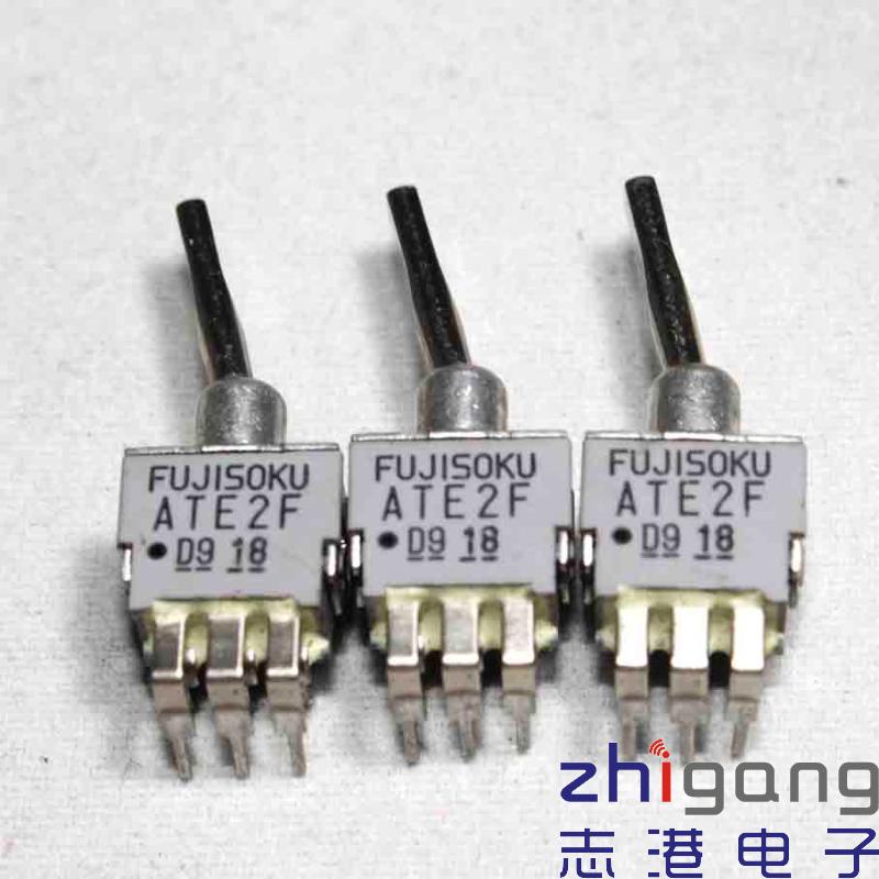 日本开关 富士FUJISOKU开关 钮子开关 摇杆开关 立式6脚复位ATE2F