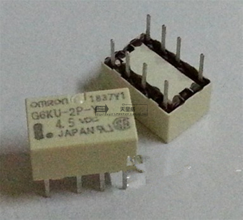 供应全新原装继电器G6KU-2P-Y-4.5VDC以面议价格为准议