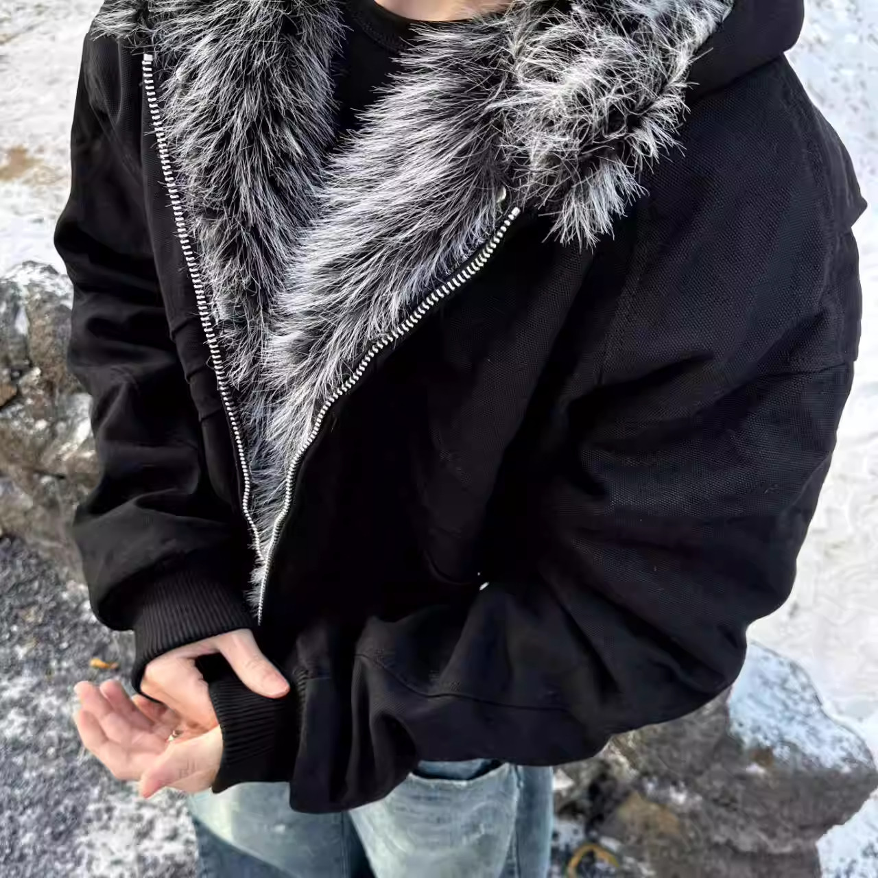 MADEEXTREME 帆布座山雕棉服外套男女冬季保暖美式加绒加厚夹克,男装,夹克,淘宝优惠券,粉丝福利购,淘宝优惠卷