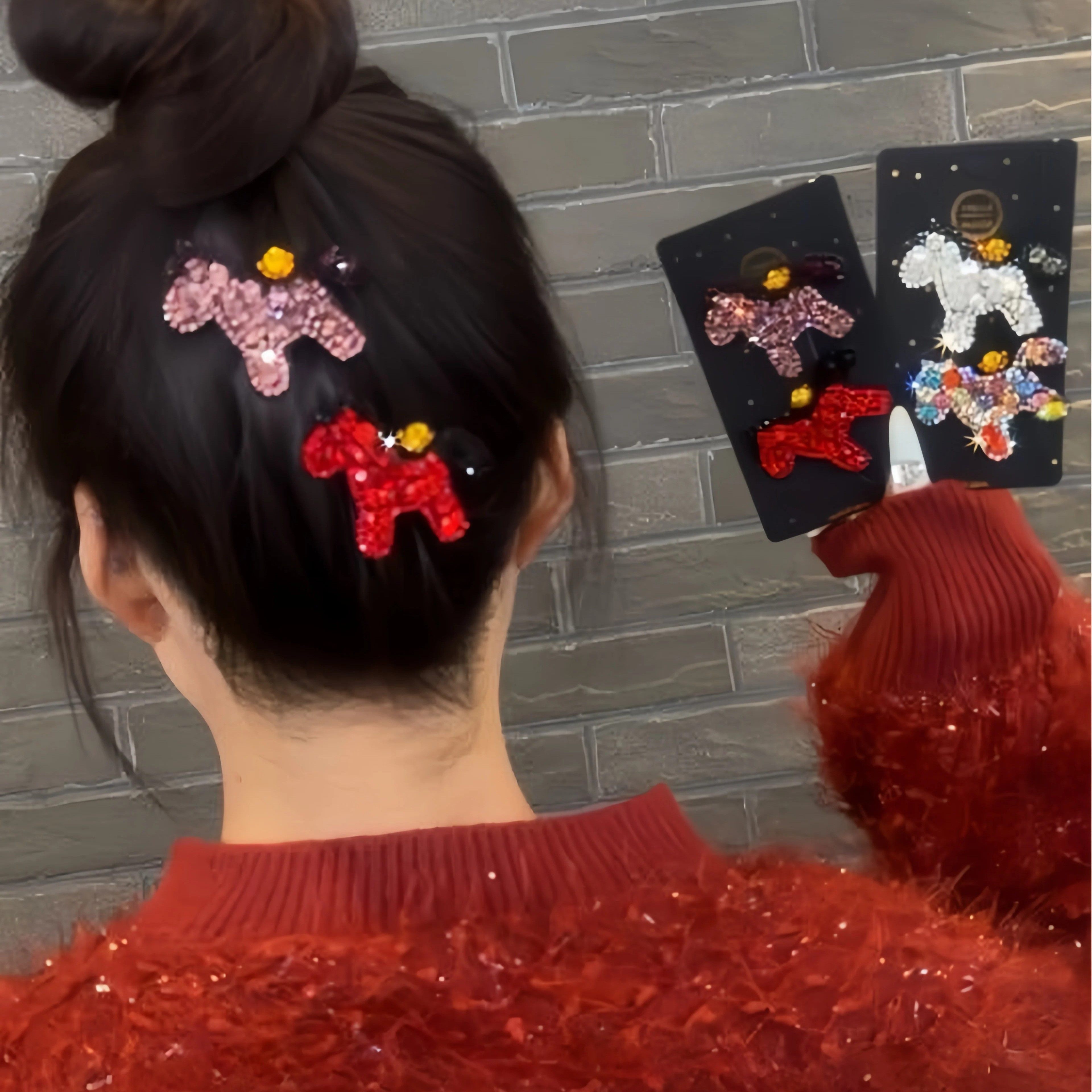 新年马上有钱小发夹红色闪钻头饰配饰侧边前额刘海碎发发卡子发饰,饰品/流行首饰/时尚饰品新,发饰,淘宝优惠券,粉丝福利购,淘宝优惠卷