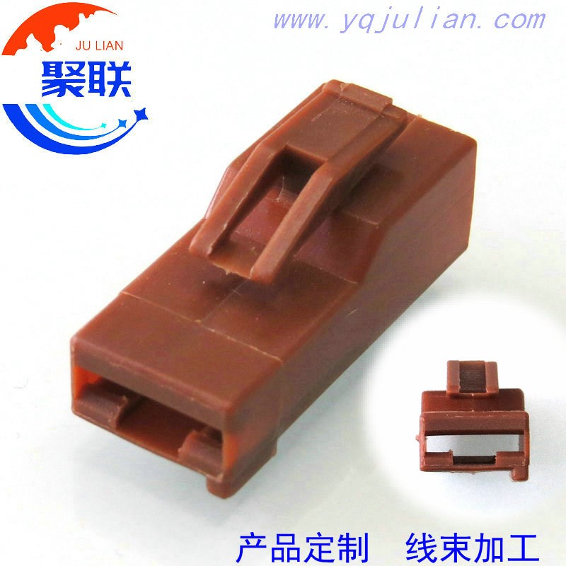 927415-2棕色 汽车大电流大功率插头 1P孔 配端子357 915 971A