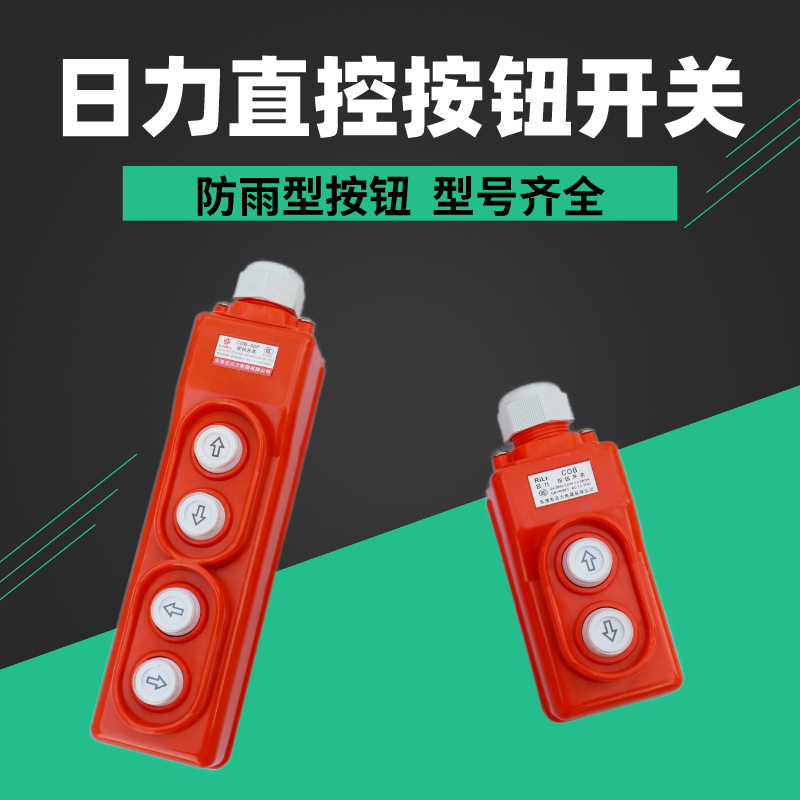 宝鼎CLD621日力COB-21P22P直控开关防雨电动葫芦上下有线两四按钮