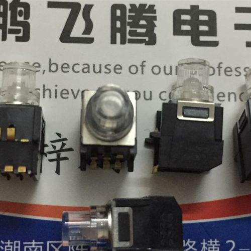 原装美国C&k K5V1YG43G带灯侧面按键开关 黄绿灯发光 贴片SMD5脚