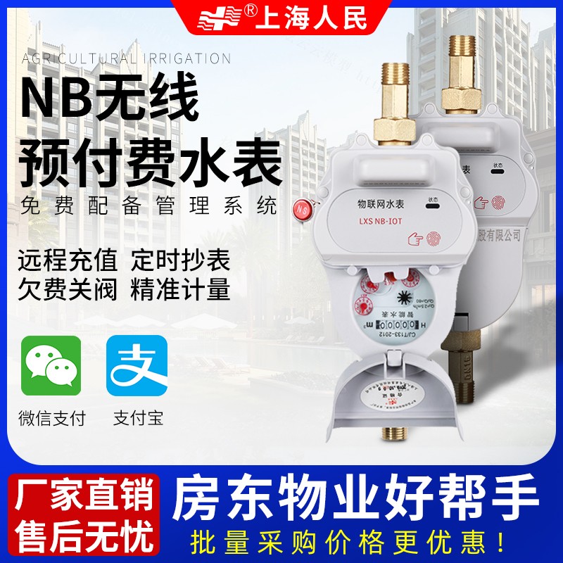 智能远传水表扫码蓝牙预付费全铜防冻冷水表ic卡刷卡充卡电子水表