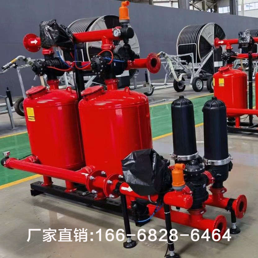 砂石过滤器全自动反冲洗s滴灌农业喷灌灌溉设备大棚井水沙石过滤