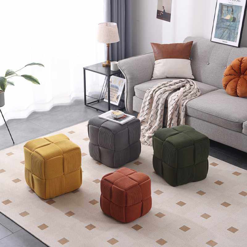 小凳子家用客厅沙发脚踏脚凳门口换鞋凳矮凳简约现代软包坐墩脚垫,3C数码配件,摄像机配件,淘宝优惠券,粉丝福利购,淘宝优惠卷