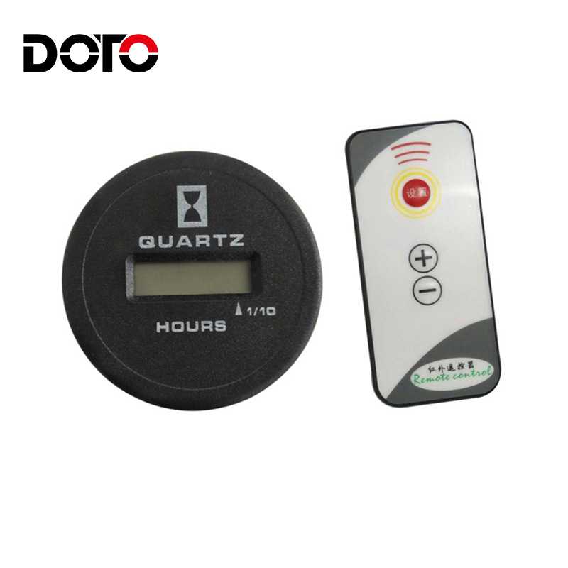 道通电气LY-D2计时器挖掘机工程车配件小时表工业累时器定时器