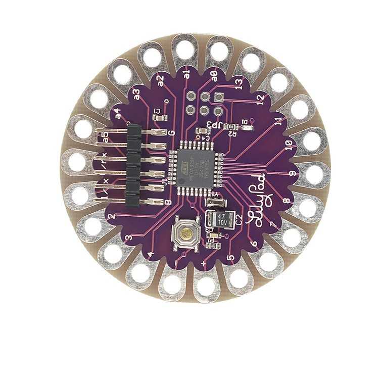 16M微控器电路板LilyPad328主板MainBoardATmega328P电源模块芯片