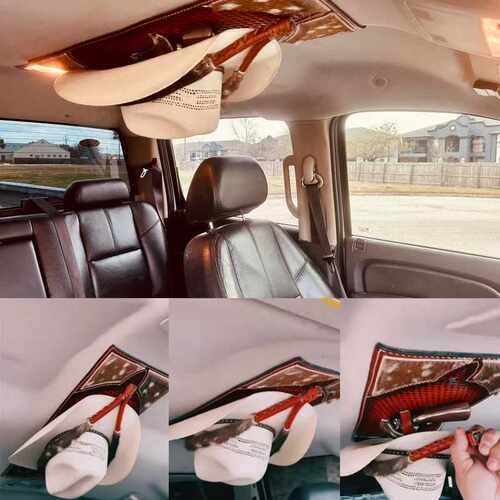 跨境热Car Sun Visor Organizer Pocket Organizer汽车遮阳板收纳