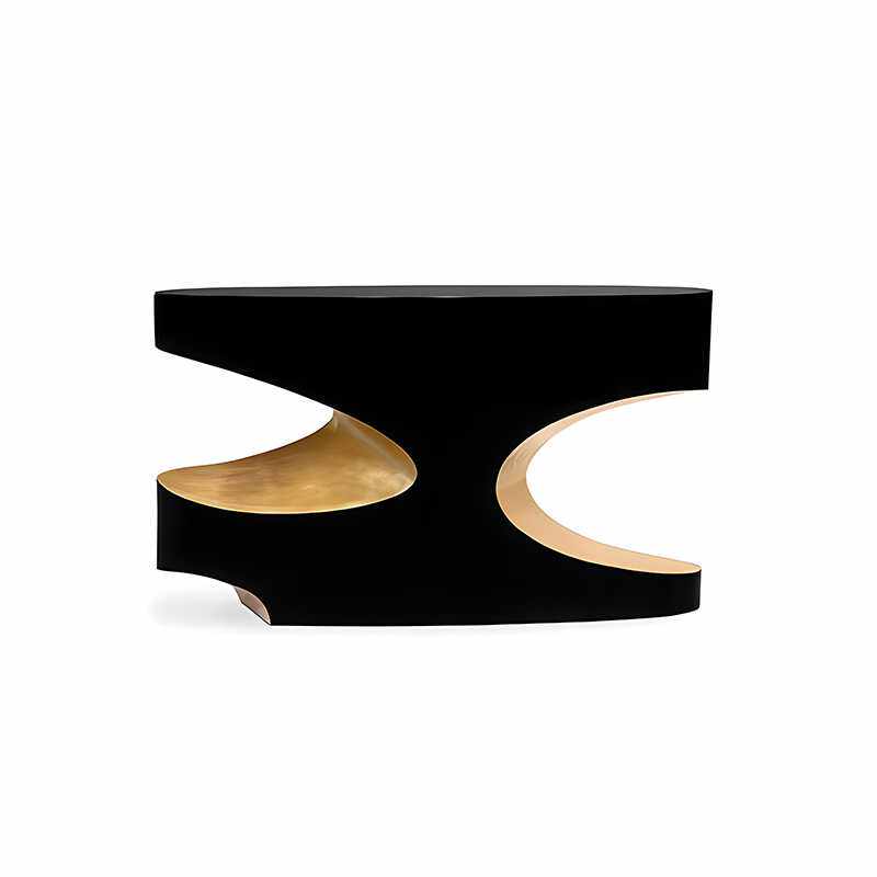 意式轻奢玄关桌走廊过道入户正对门高端艺术感条案现代简约玄关台