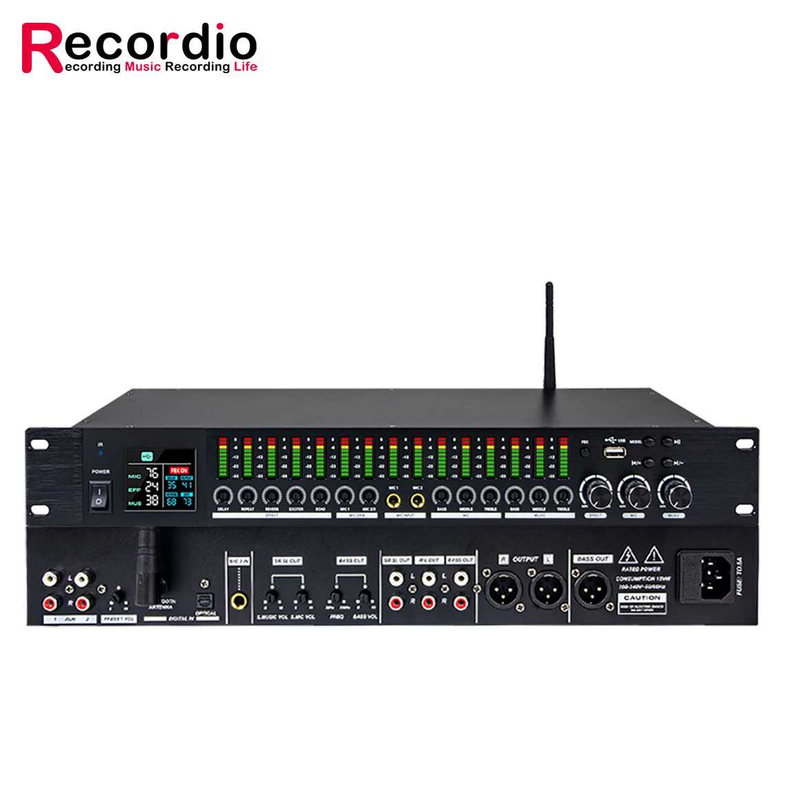 GAX-LD1500 专业数字效果均衡器卡拉OK系统舞台音效音频处理器