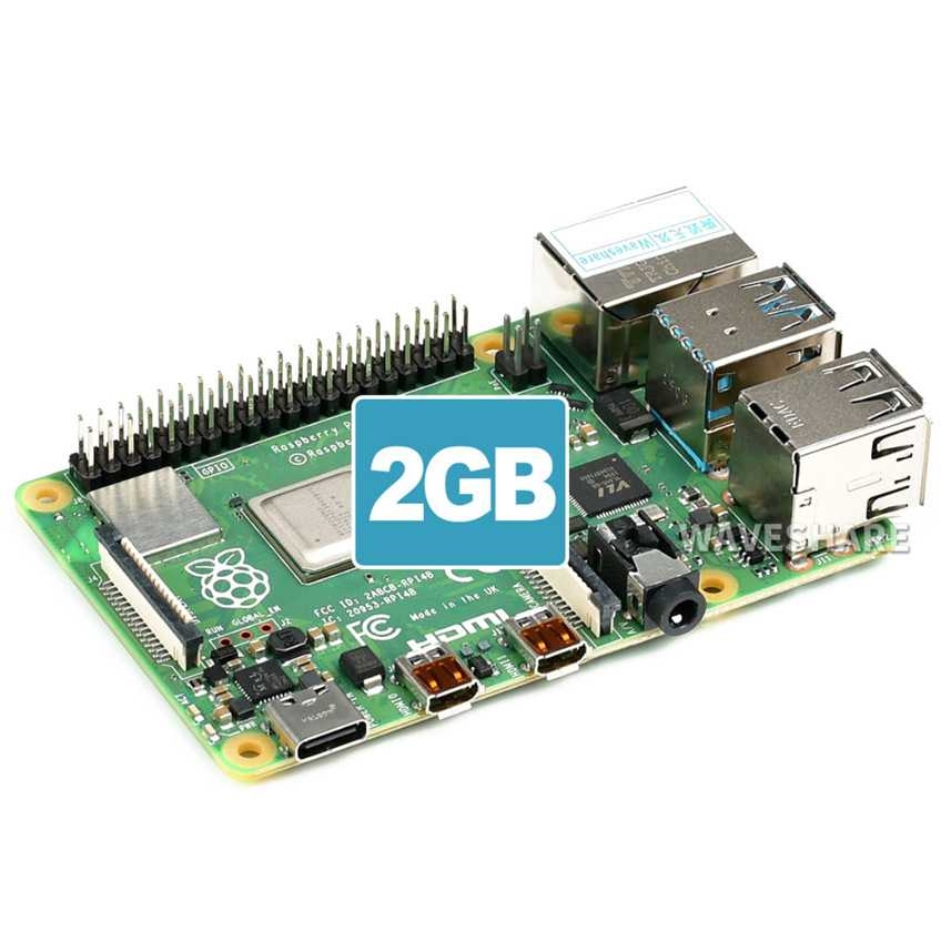 Raspberry Pi 4 Model B 2/4/8GB树莓派4代B型4K HDMI USB Type C