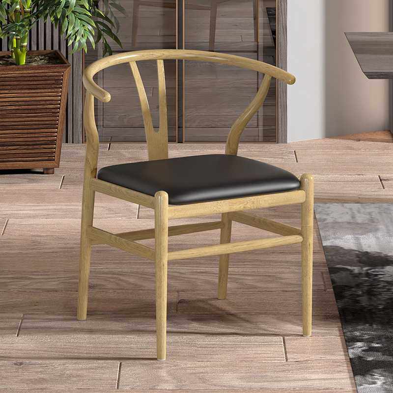 铁艺茶椅家用靠背椅子仿实木中式茶桌椅主人椅太师椅北欧茶椅家用