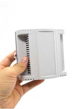 导轨接线盒DR58 PLC电源开关塑料107*112*56MM仪表塑胶壳体