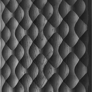 佛山浮雕板可弯曲高密度波浪板简约家具的装饰线条实木浮雕板厂家