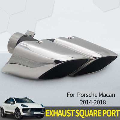 Square mouth tailpipe For Porsche Macan 2014-2018 exhaust
