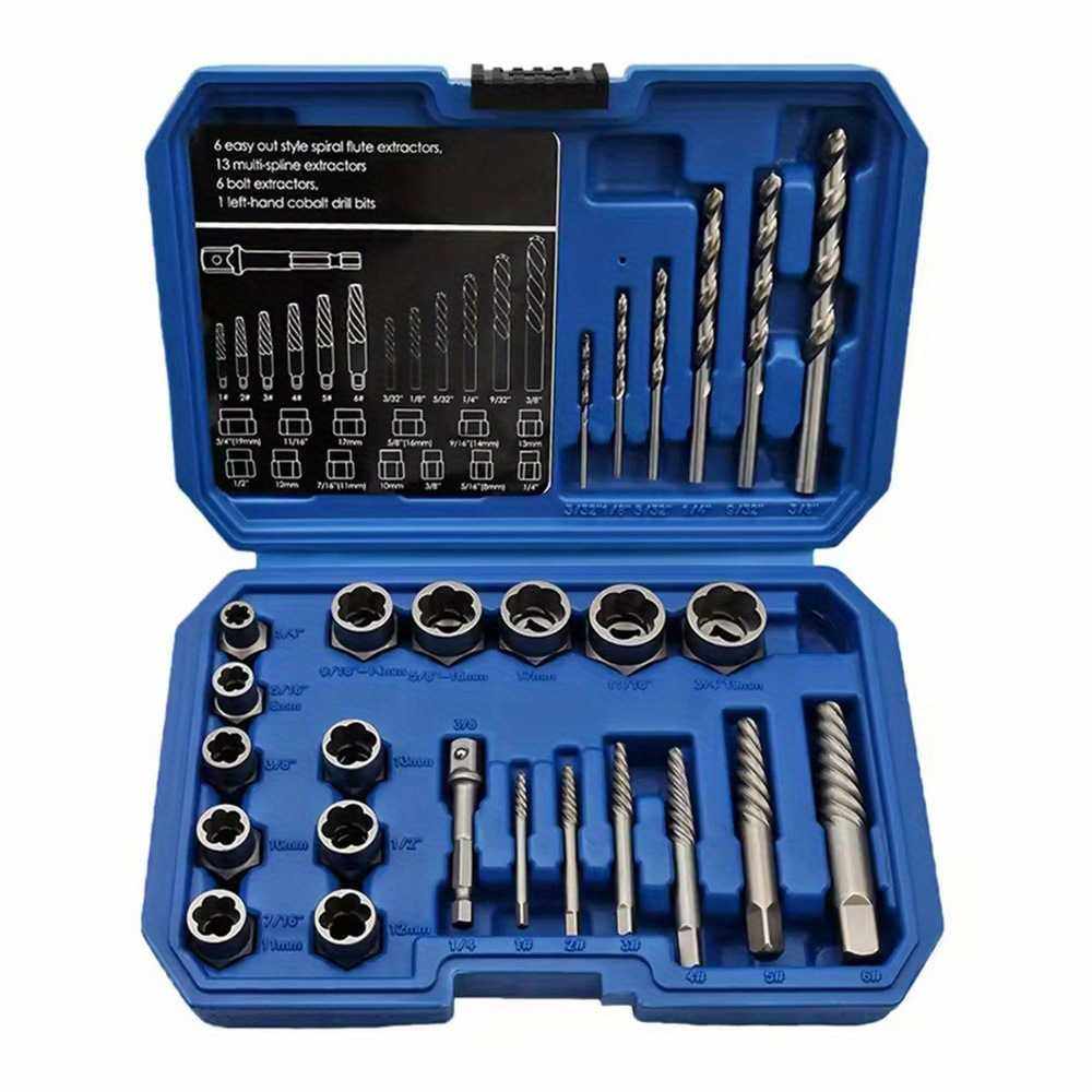 多功能26件套螺母螺栓取出器套装取六角螺丝工具,影音电器,DIY配件,淘宝优惠券,粉丝福利购,淘宝优惠卷