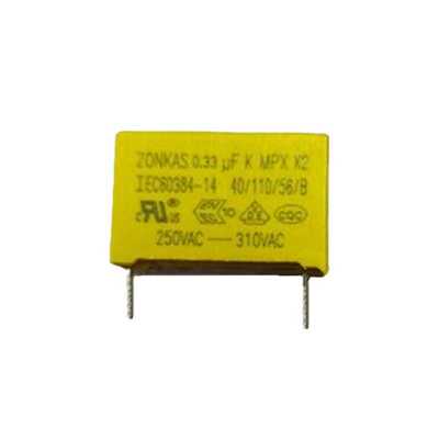 ZONKAS金属膜电容器安规电容X2电容直插MPK334K275VACP15L3.5