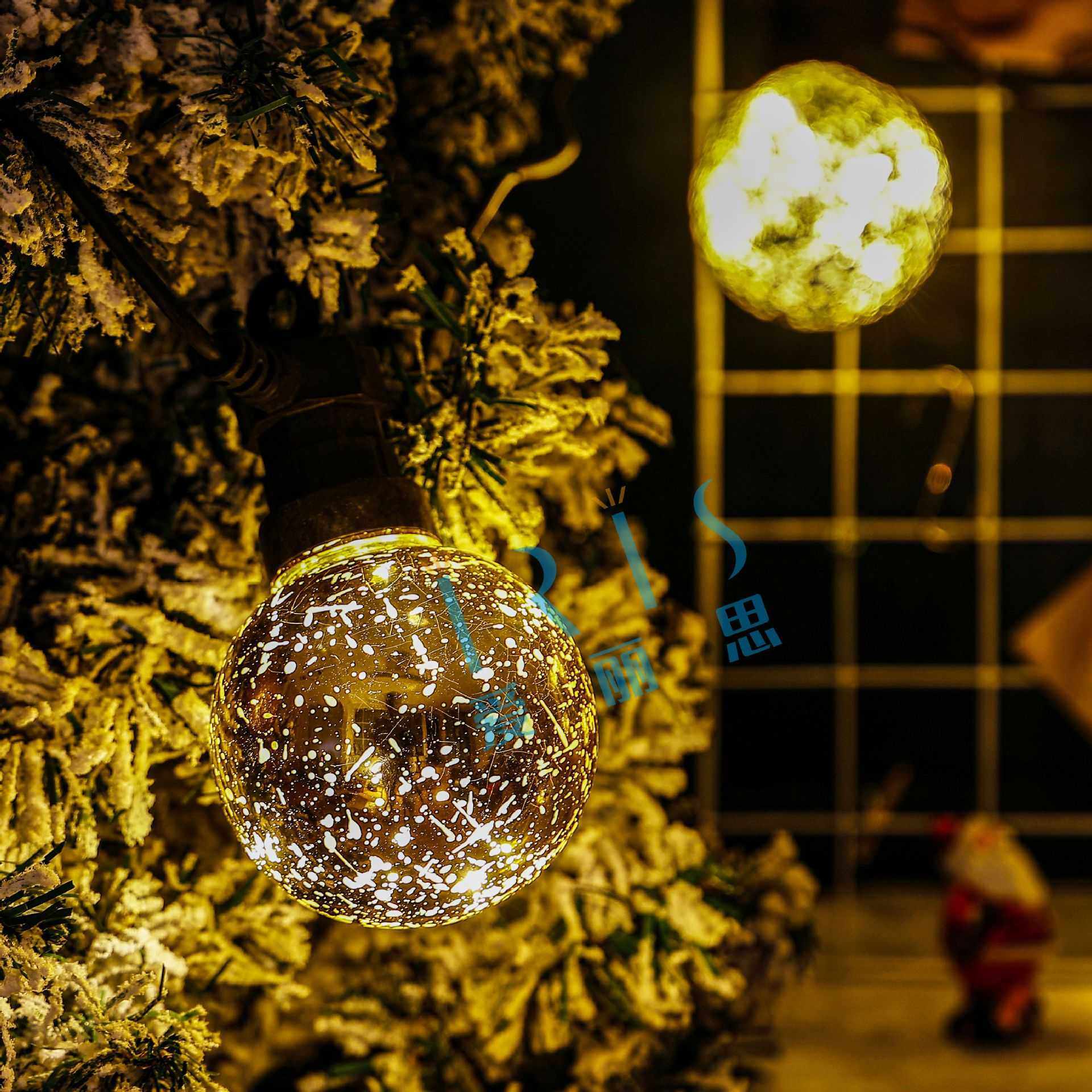 球泡灯串G80电镀碎金球泡暖光24V户外宴会露营防水装饰灯,模玩/动漫/周边/娃圈三坑/桌游,模型制作工具/辅料耗材,淘宝优惠券,粉丝福利购,淘宝优惠卷