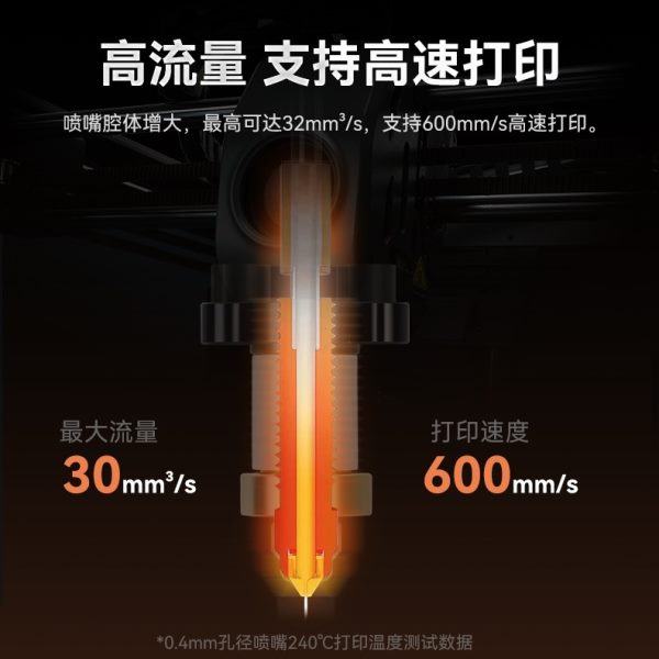 创想3D打印机K1C/K1 MAX一体喷嘴热端挤出头套件打印头温打印