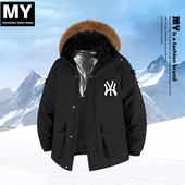 羽绒服男女保暖大码 秋冬季 新款 宽松帅气情侣加厚外套