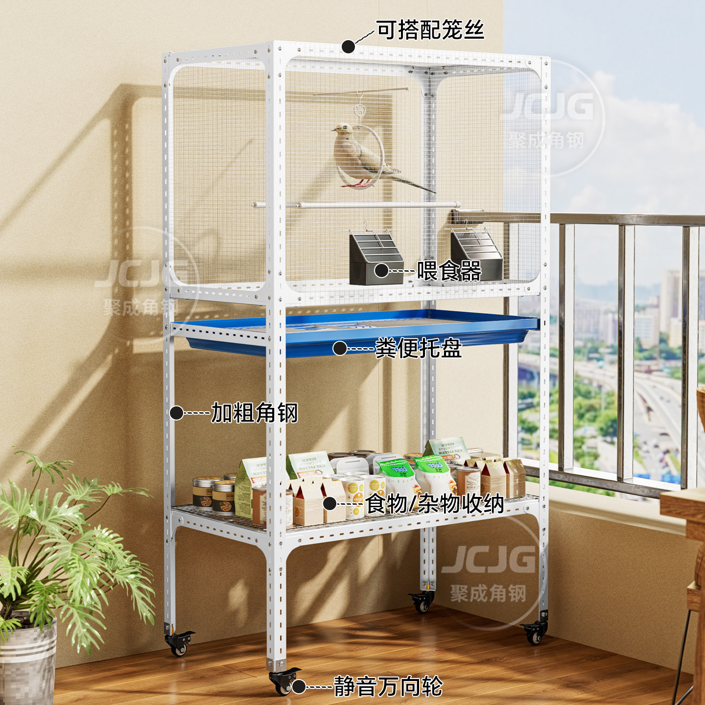 鸟笼包邮金属鸟笼子大号虎皮鹦鹉鸟笼八哥相思鸟笼玄凤鸟笼鸽子笼