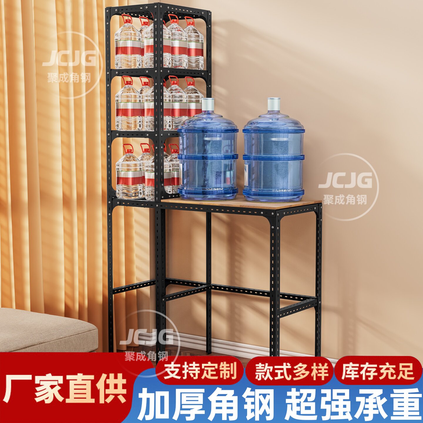 书桌书柜一体靠墙小户型桌子工作台卧室床边桌床头家用电脑桌散热