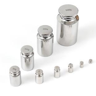 钢镀铬M1级连体砝码1g-500g铝盒套盒 盒装砝码电子秤校准砝码秤砣