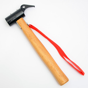 野营多功能木柄钢铁榔头安全锤子钢锤铁锤大号帐篷锤户外地钉锤