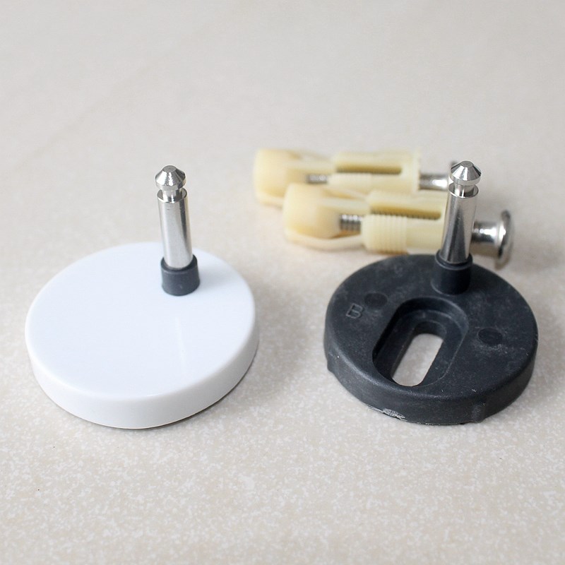 通用快拆坐便器盖板螺丝配件马桶座盖底座膨胀螺栓固定铰链底座