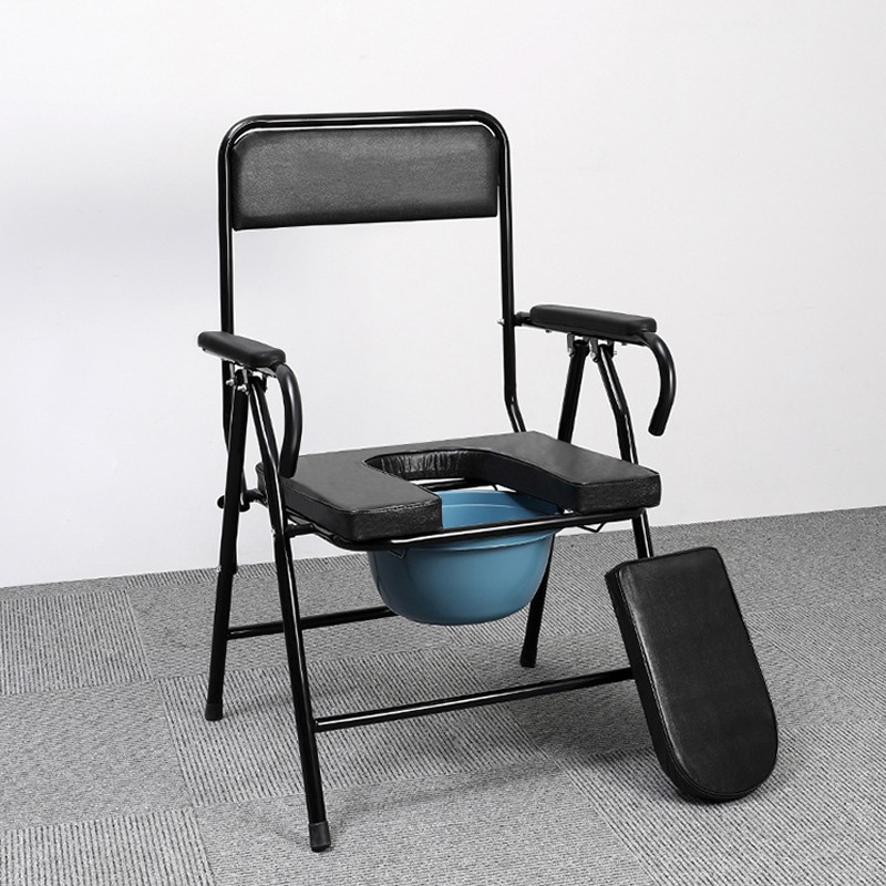 老年残疾病人坐便器老人孕妇洗澡凳子座便椅子家用可移动折叠马桶