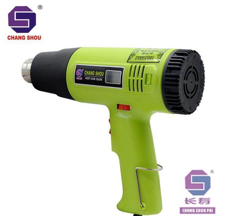 长寿牌热风枪CS-822/B塑料焊枪电烤枪缩膜枪数显2000W青岛