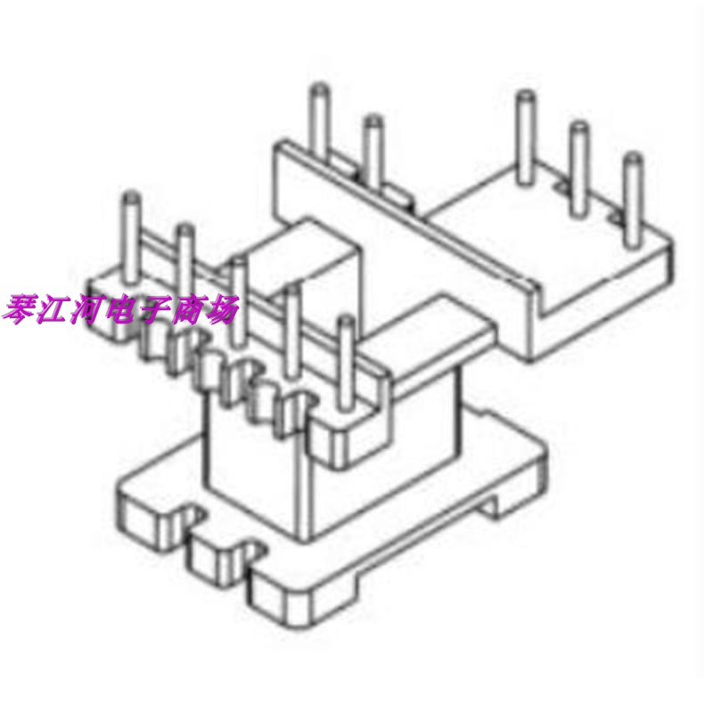 EE1910EE19W加宽磁芯骨架立式5+2+3电木材质