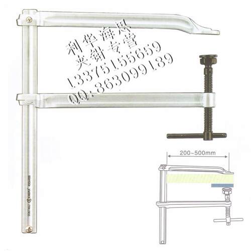 EHOMA爱赫玛F型夹具快速深喉型多功能压盖夹钳D22T20J~D36T50J