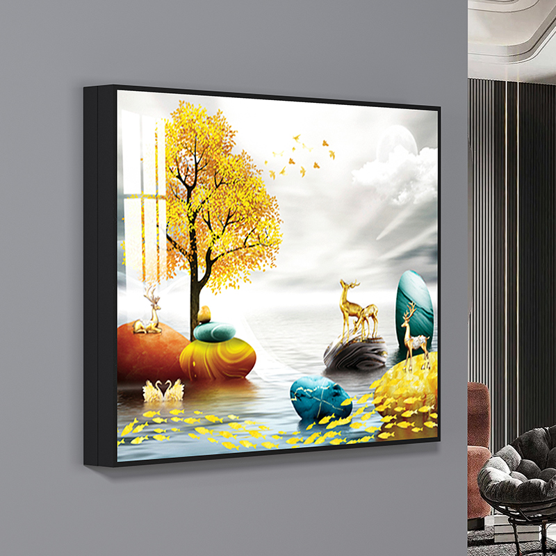 电表箱画装饰画电箱配电箱画客厅电表盒装饰画电闸箱装饰遮挡挂画