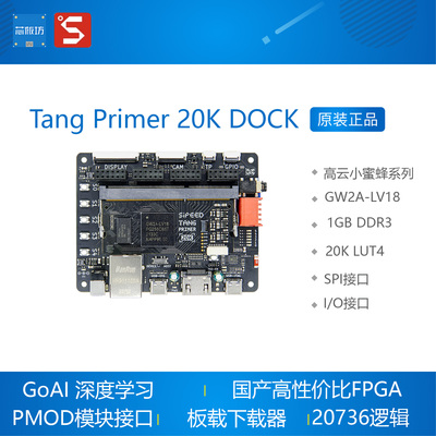 Tang Primer 20K DOCK 开发板 高云GW2A FPGA GoAI 教育版