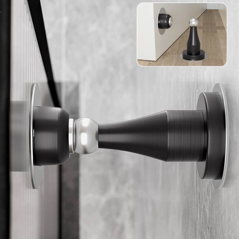 强磁门吸免打孔新款防撞门挡器化妆室地吸门后吸门固定墙吸门阻器