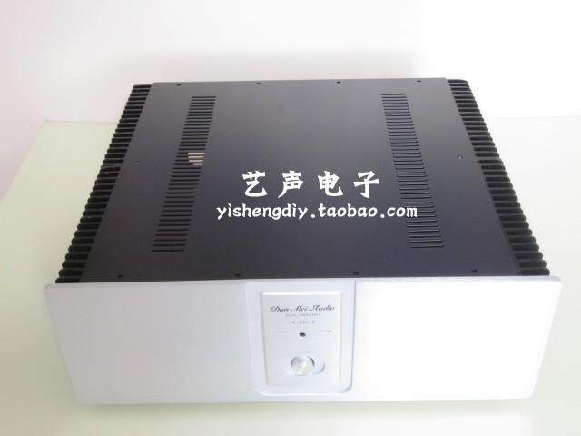 纯后级 功放机箱 A2001B DIY机箱 配接线柱 带散热 机壳