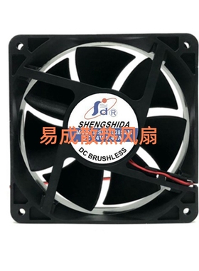 全新信 SHENGSHIDA SD12038SLM 24V 0.40A 12CM 变频器电焊机风扇